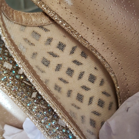 NWT- Dream Pairs Crystal Embellished Slingback Peeptoe - Picture 10 of 10